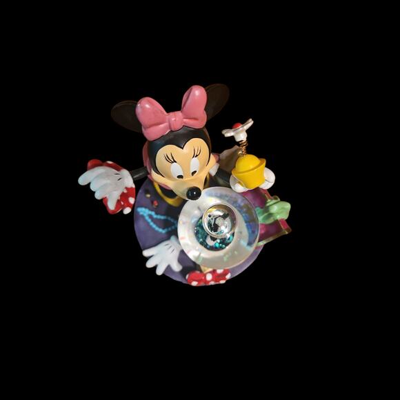 Disney Minnie Mouse Snowglobe collectible Steamboat Minnie costume trunk - Picture 5 of 5
